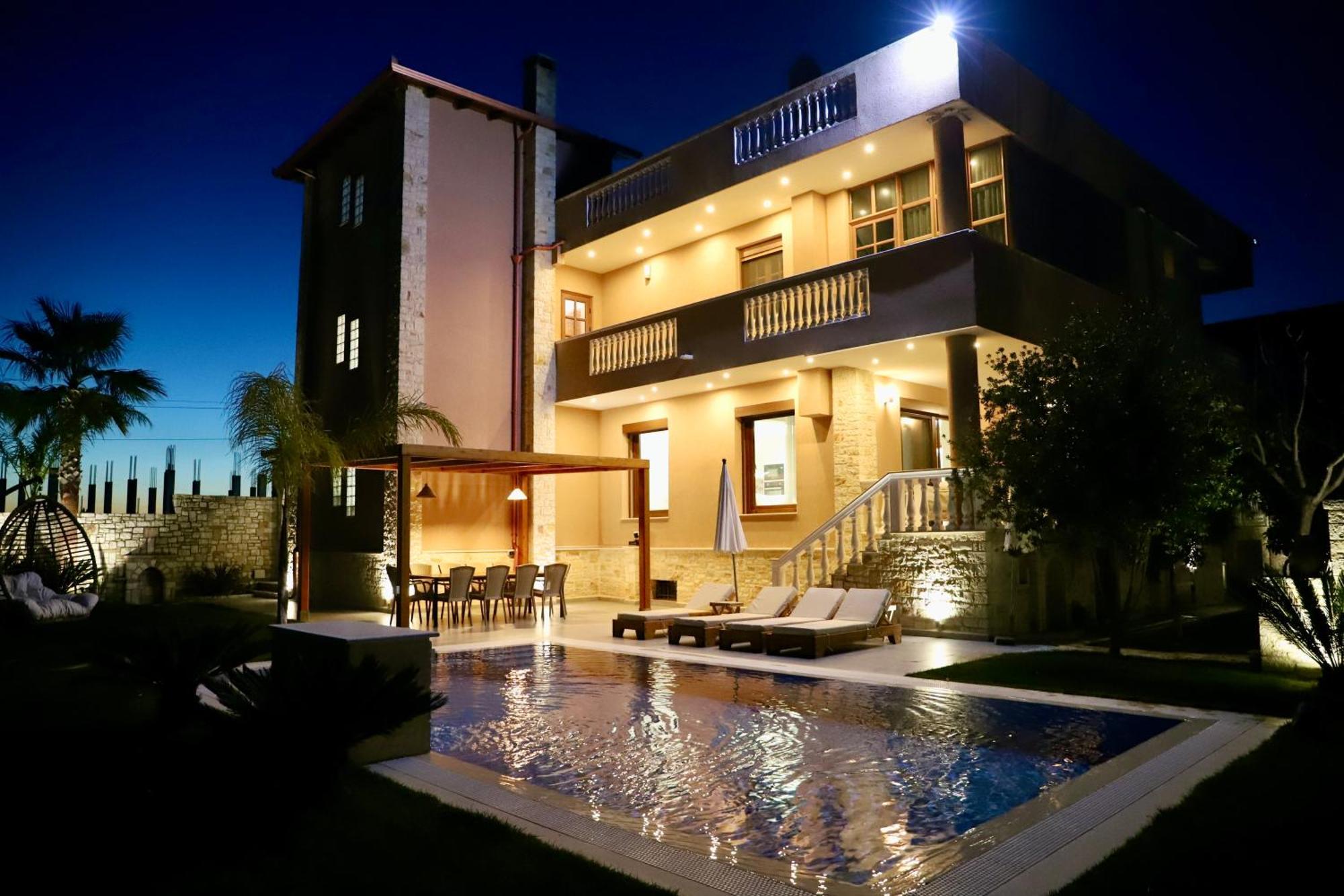 Green Villa With Private Pool Драч Екстериор снимка