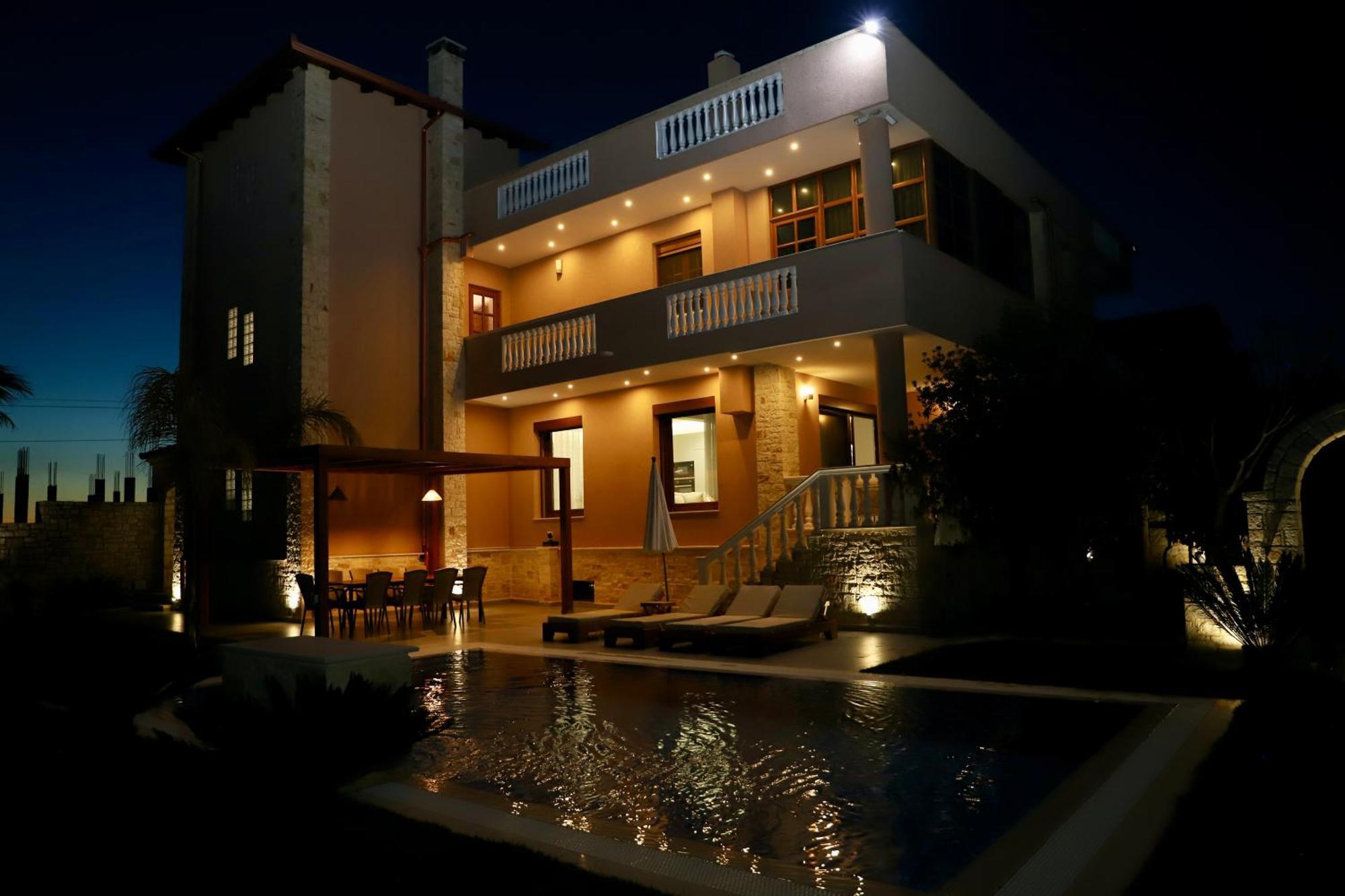 Green Villa With Private Pool Драч Екстериор снимка